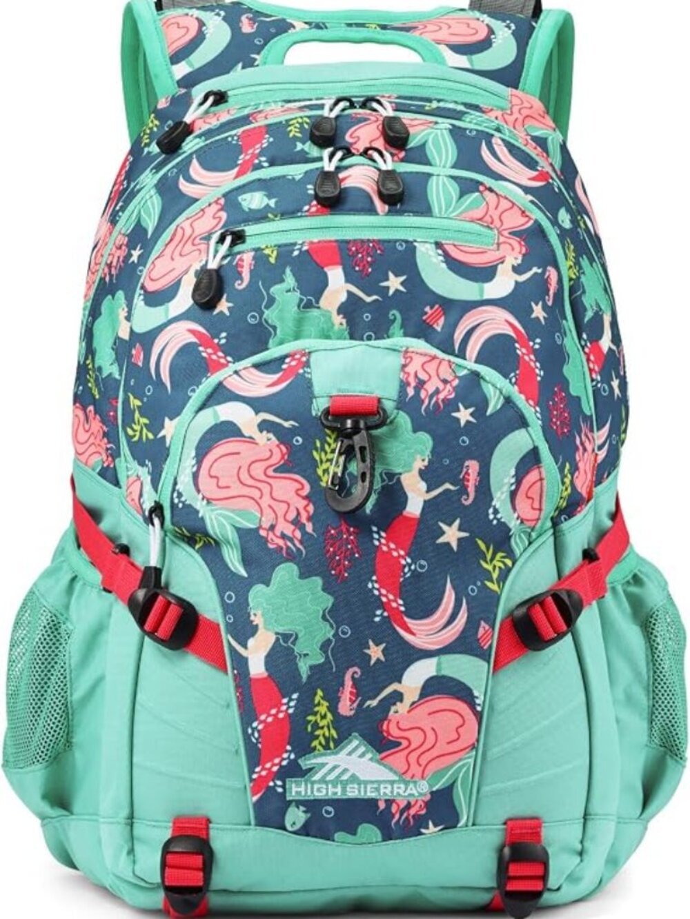 Large HIGH SIERRA Student School Laptop Adventure Loop Backpack MERMAID Mermaids